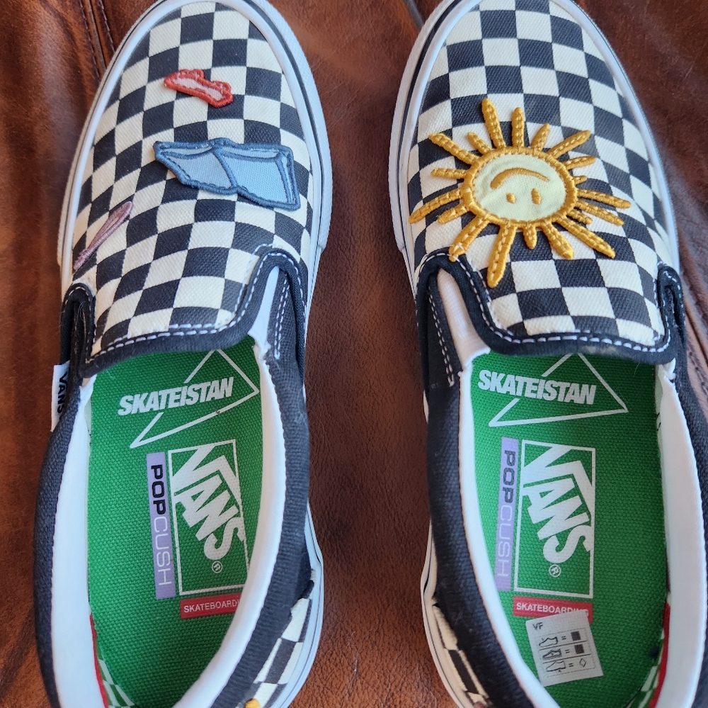VANs Skateistan slip ons